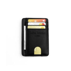 SLOTS FOR BUSINESS CARDS AND 1 SLOT FOR ID CARD